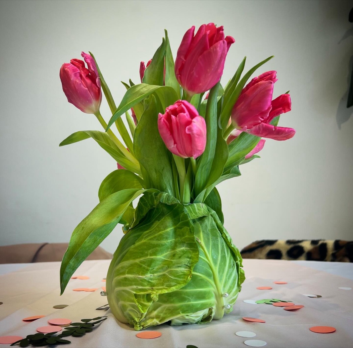 Wedding centerpiece by The Flower Couch