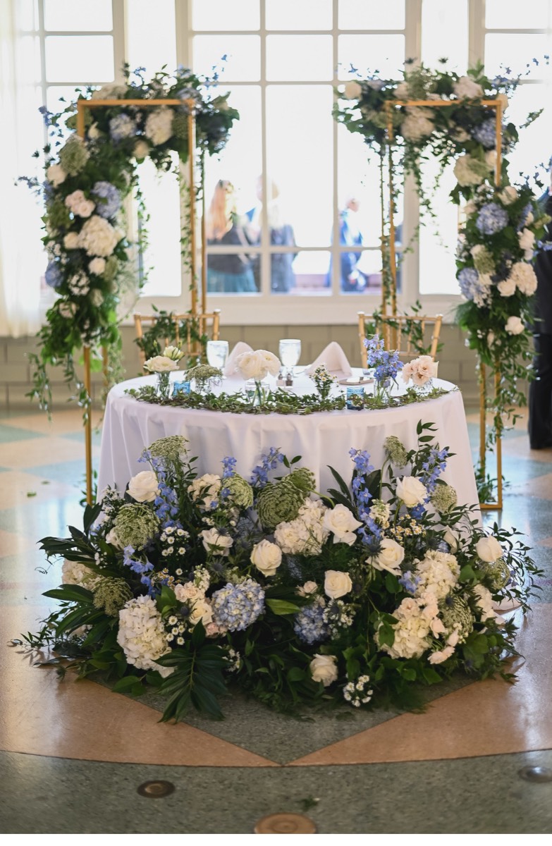 Floral installation by The Flower Couch